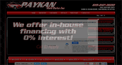 Desktop Screenshot of paykanautosales.net